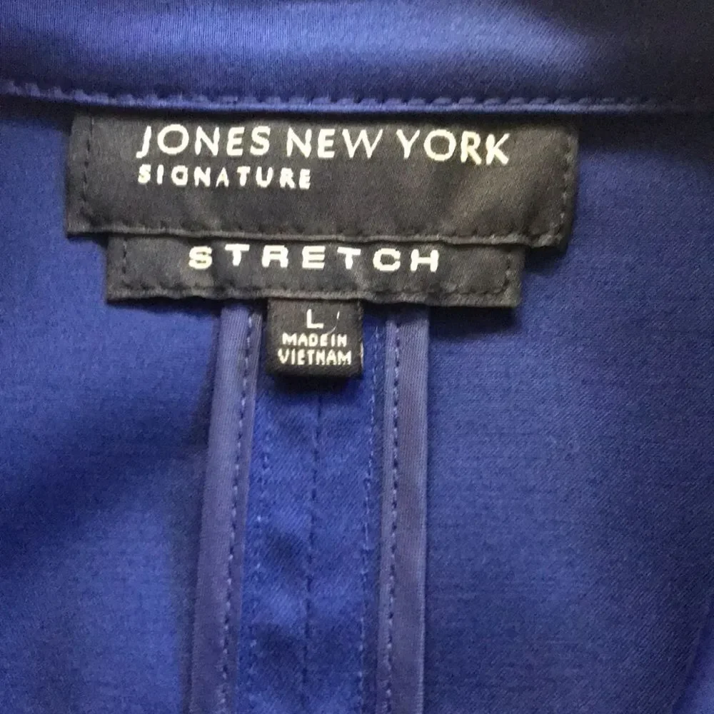 Jones  of New York awesome set both size large stretch jacket & matching blouse